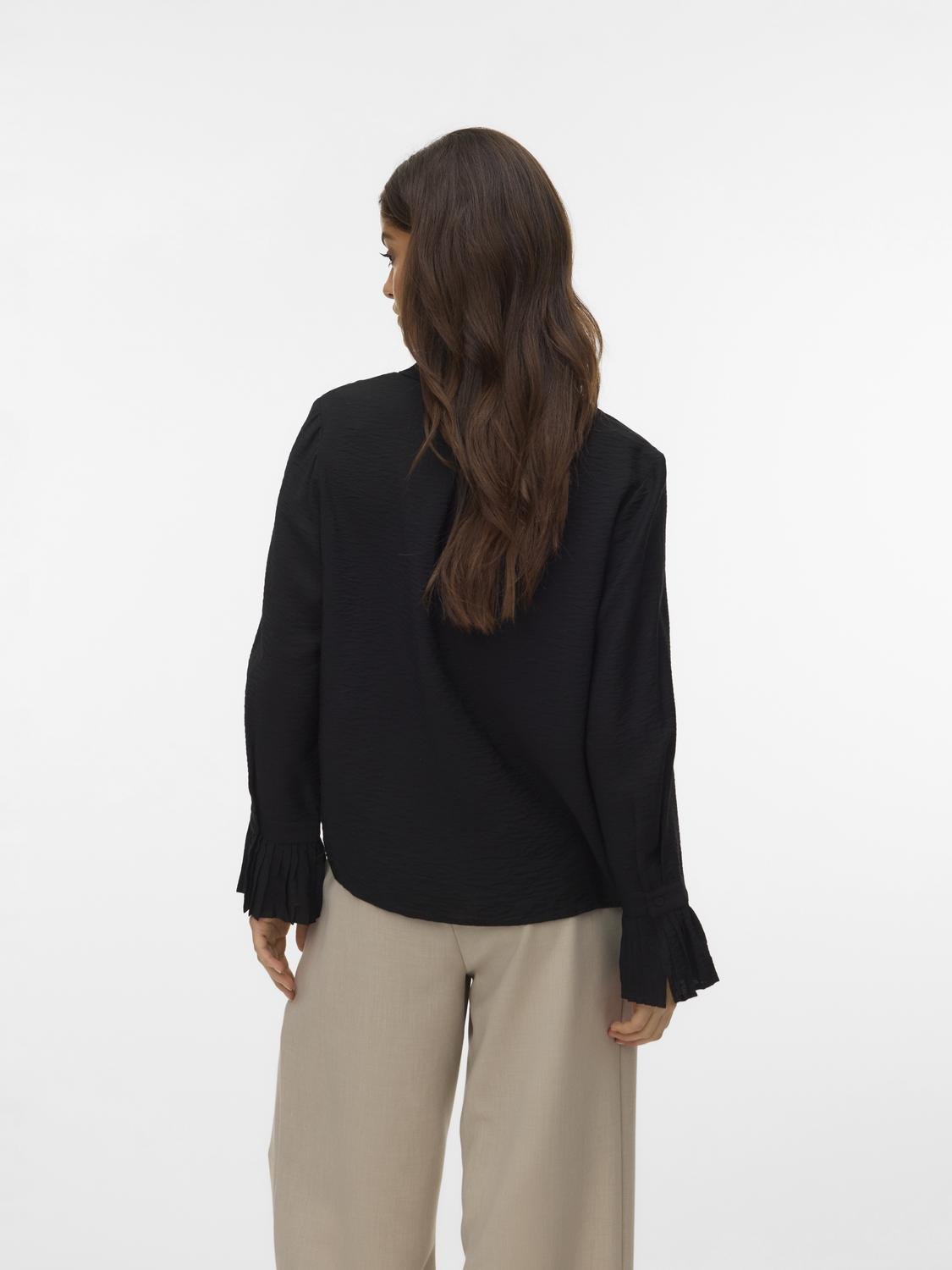 VMPLISSI Shirt - Black - VERO MODA & VILA Bergvik